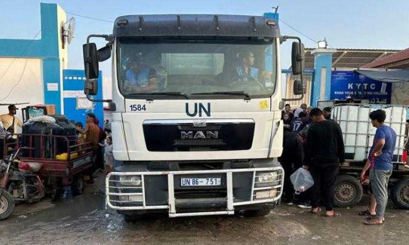 عاجل.. ‏الأمم المتحدة تحذر من أن مخزونها من الوقود يكفي ليوم واحد فقط في غزة